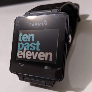 Fuzzy Text Garmin Watchface - Vivoactive